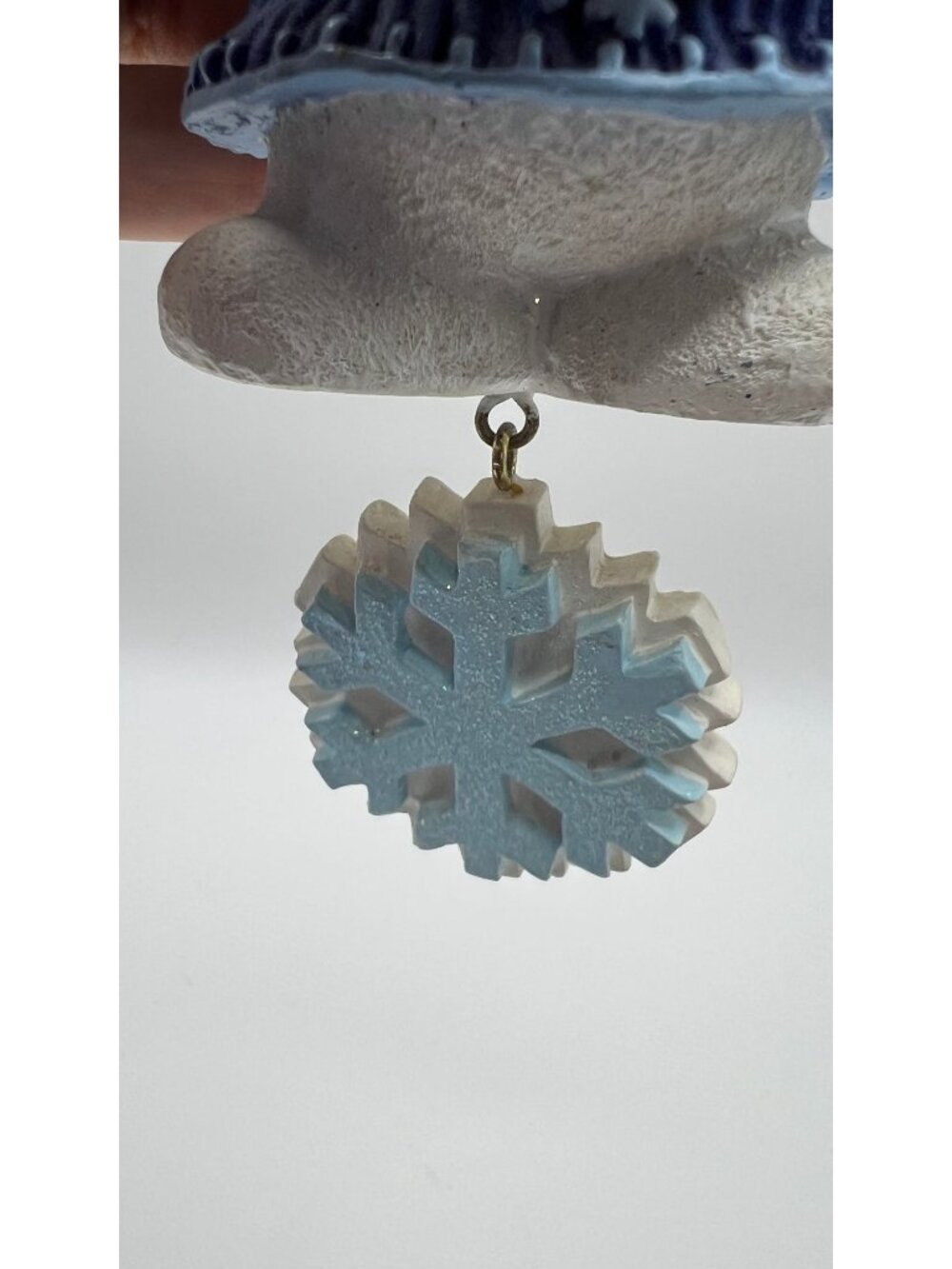 Snowman & Snowflake Hanging Christmas Ornament Winter Decor - Picture 2 of 2